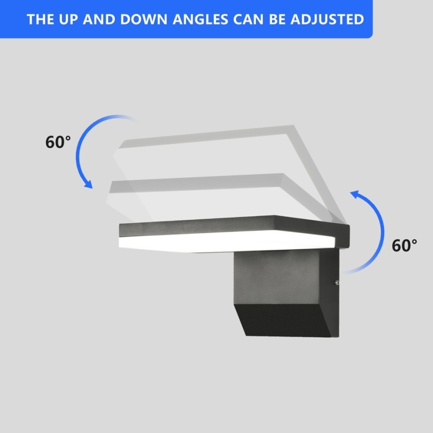 Aplique de pared exterior LED MODERN LED/18W/230V IP65
