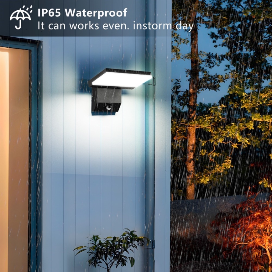 Aplique LED de exterior con sensor MODERN LED/18W/230V IP65