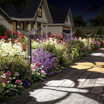 Lámpara solar LED con sensor SUN BUTTERFLY LED/1,5W/3,7V 3000/6000K IP65 1500 mAh