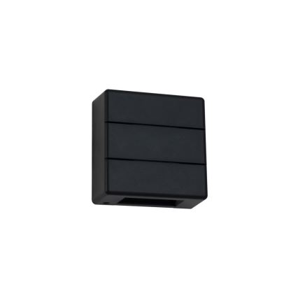 Aplique LED de exterior LUXLINE 6W/230V 3000K IP54 negro