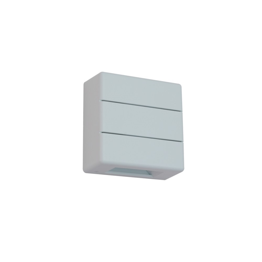 Aplique LED de pared para exterior LUXLINE 6W/230V 3000K IP54 blanco