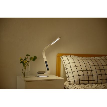 Lámpara de mesa LED regulable COBRA/5W/230V blanco