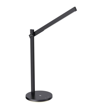 Lámpara de mesa LED regulable con cargador inalámbrico QI BEAM LED/18W/230/12V 2800K/4000K/5000K