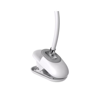 Lámpara de mesa regulable LED+CCT con pinza CLIP LED/7,5W/230V 3000/4200/5000K blanca
