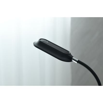 LED+CCT Lámpara de mesa regulable con pinza CLIP LED/7,5W/230V 3000/4200/5000K negra