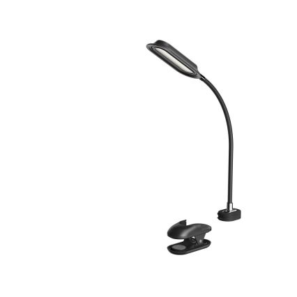 LED+CCT Lámpara de mesa regulable con pinza CLIP LED/7,5W/230V 3000/4200/5000K negra