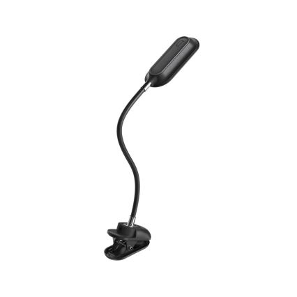 LED+CCT Lámpara de mesa regulable con pinza CLIP LED/7,5W/230V 3000/4200/5000K negra
