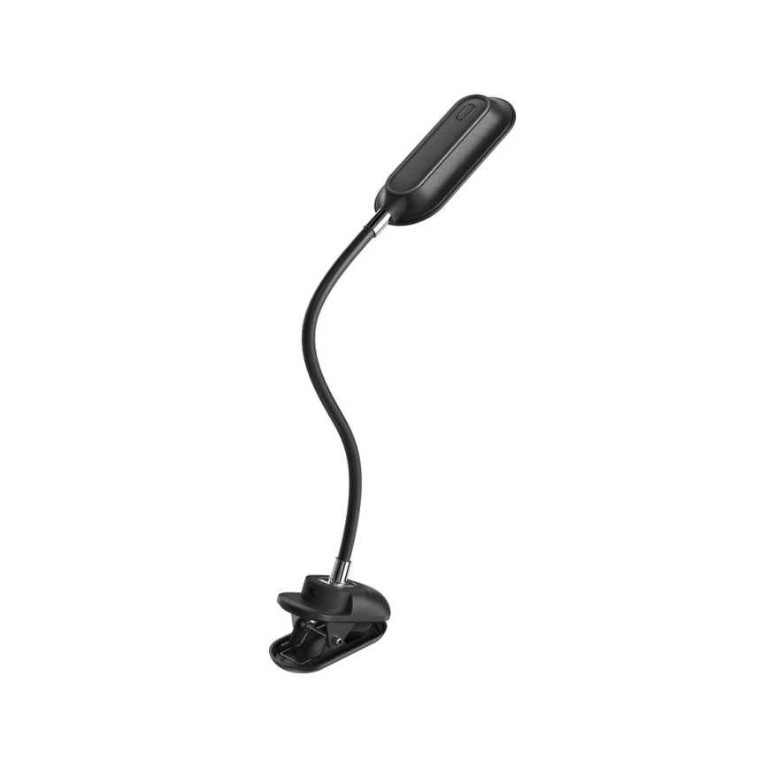 LED+CCT Lámpara de mesa regulable con pinza CLIP LED/7,5W/230V 3000/4200/5000K negra