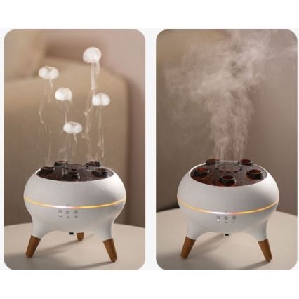 Immax 09104L - Difusor de aroma y humidificador de aire JELLYFISH LED/11W/5V