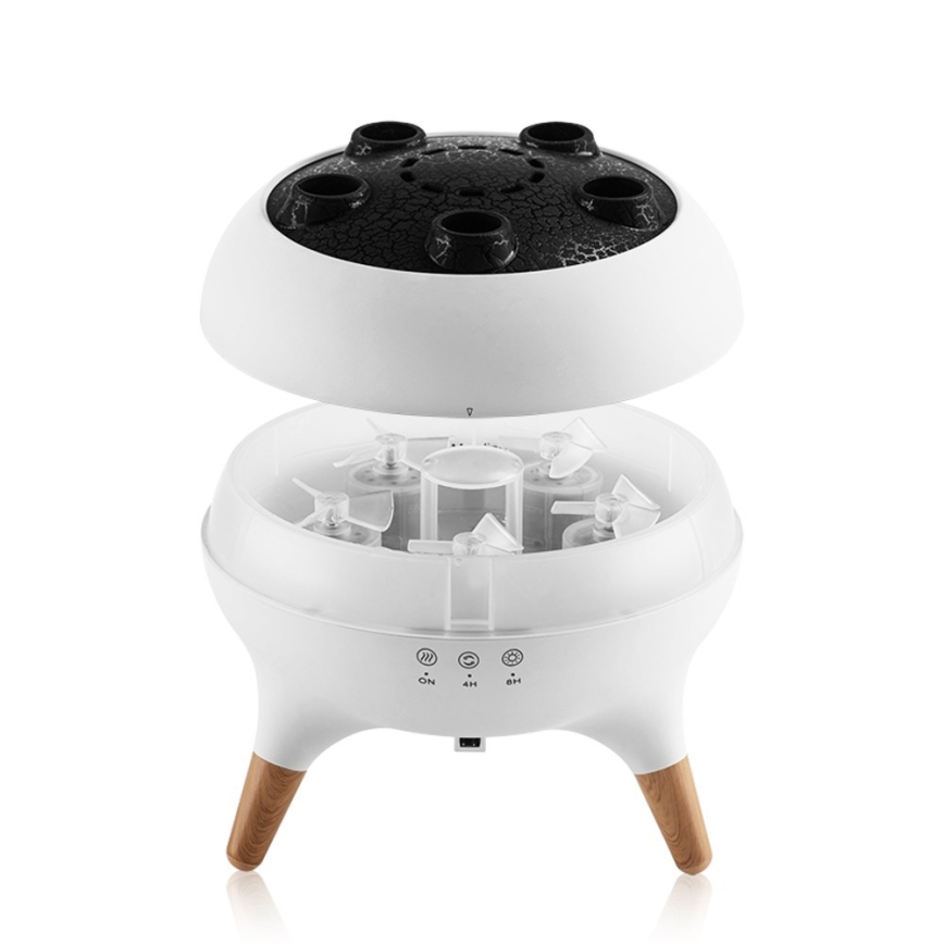 Immax 09104L - Difusor de aroma y humidificador de aire JELLYFISH LED/11W/5V