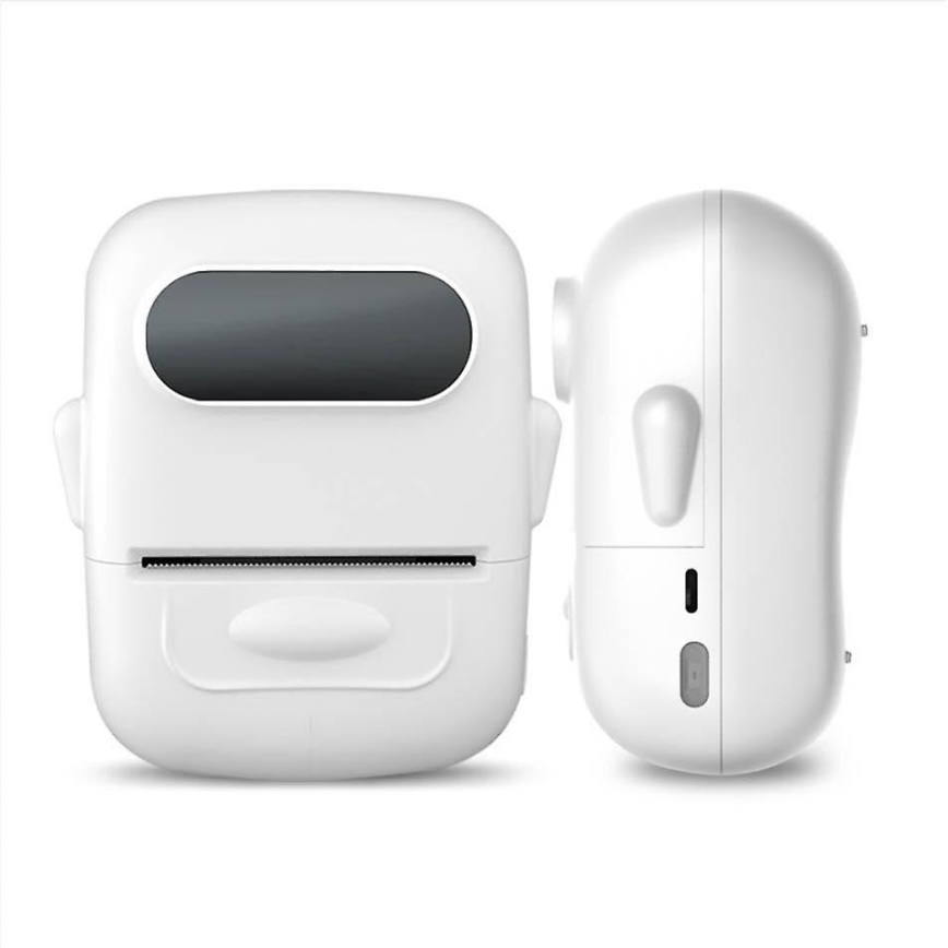 Impresora de etiquetas digital USB-C + etiquetas autoadhesivas 40x30mm