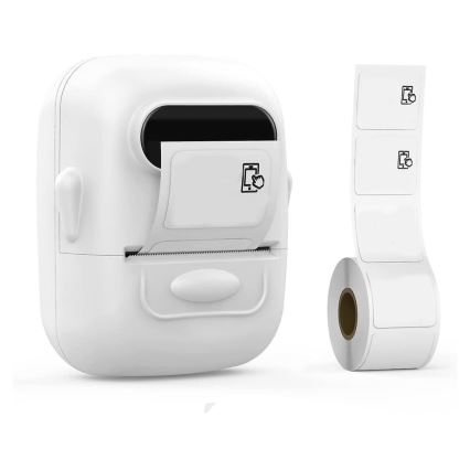 Impresora de etiquetas digital USB-C + 3x etiquetas autoadhesivas