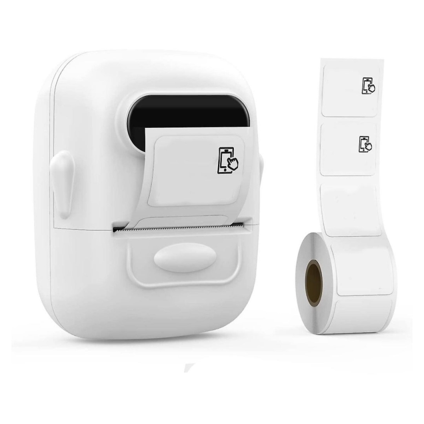 Impresora de etiquetas digital USB-C + 3x etiquetas autoadhesivas