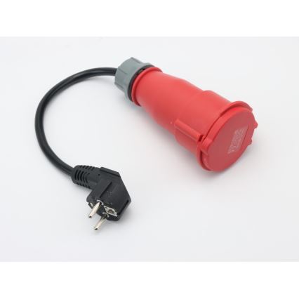 Immax - Estación de carga portátil para vehículos eléctricos EV AC Tipo 2 16A/380V 11kW + enchufe 230V, 3,7kW 5m + funda