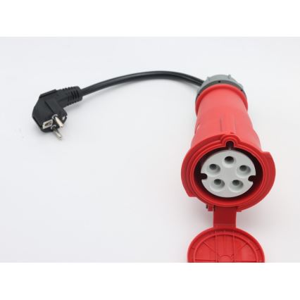 Immax - Estación de carga EV para vehículos eléctricos AC Tipo 2, 16A/380V + enchufe 230V, 11 kW, 5 m, Tuya