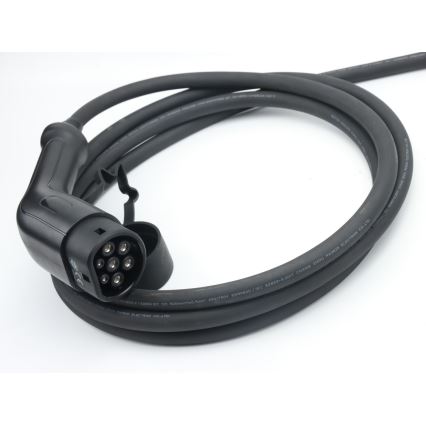 Immax - Estación de carga portátil para vehículos eléctricos (VE), CA Tipo 2, 16 A/380 V, 11 kW, con enchufe 230 V y cable de 5 m, Wi-Fi Tuya