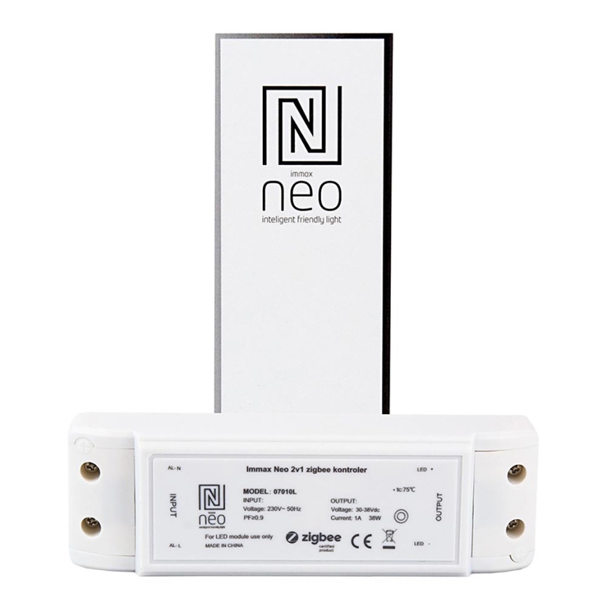 Immax NEO 07010L - Dispositivo de interconexión ZigBee 2en1 38W/230V