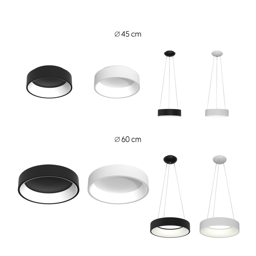 Immax NEO 07022L - Lámpara de araña LED regulable con control remoto AGUJERO LED/39W/230V Tuya