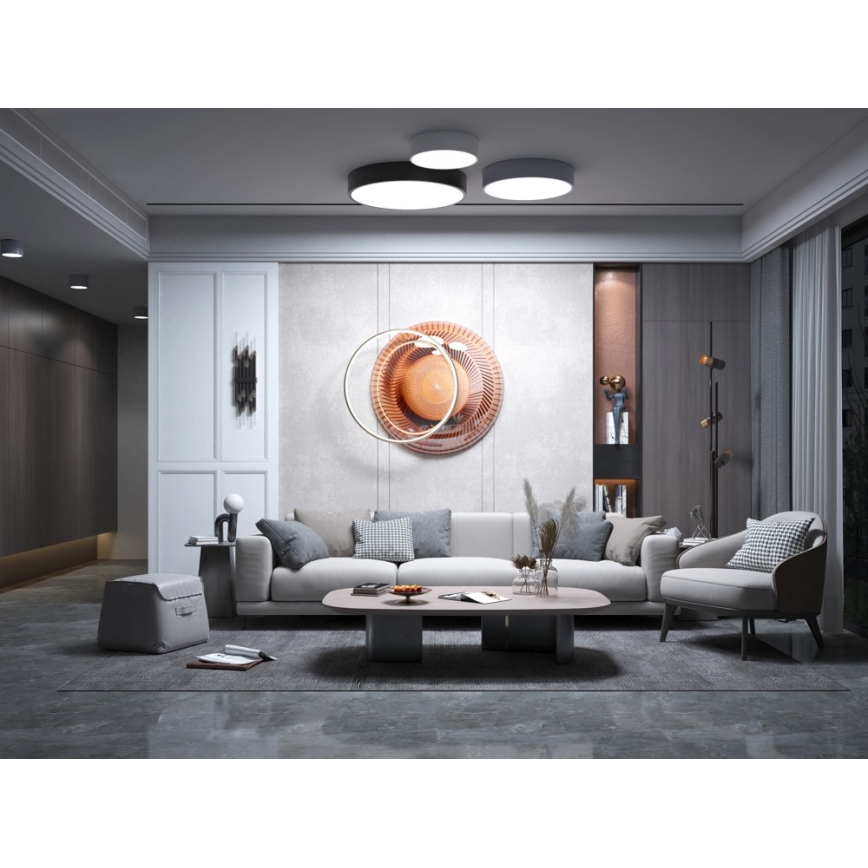 Immax NEO 07024L - Lámpara de techo LED regulable RONDATE LED/25W/230V Tuya + mando a distancia