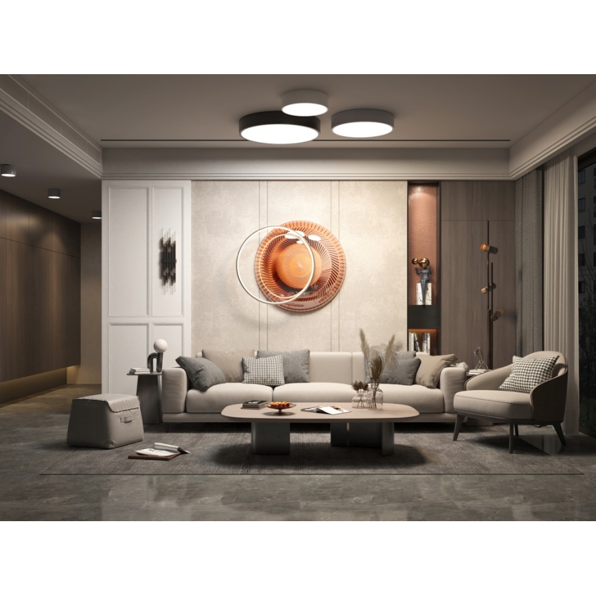 Immax NEO 07024L - Lámpara de techo LED regulable RONDATE LED/25W/230V Tuya + mando a distancia