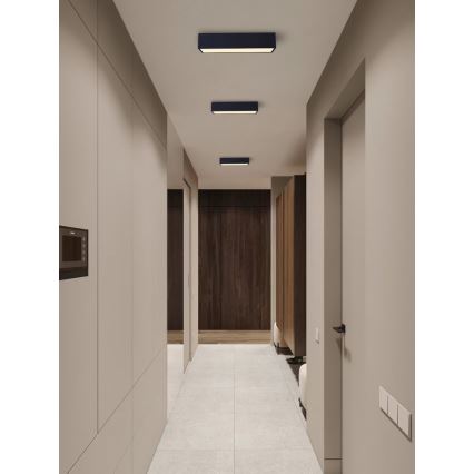 Immax NEO 07074-60 - Plafón LED regulable CANTO LED/34W/230V negro Tuya + control remoto