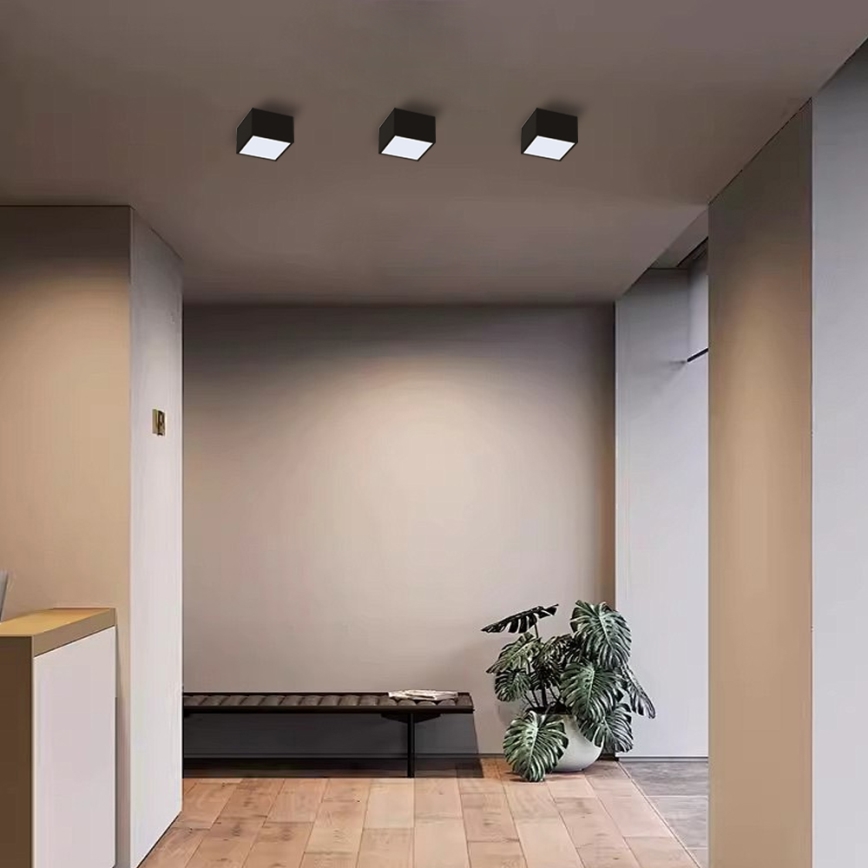 Immax Neo 07074L-15BD - Set 2x Plafón LED regulable CANTO 2xLED/12W/230V + control remoto Tuya