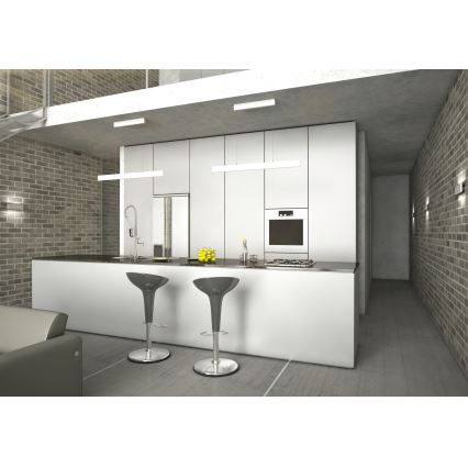 Immax NEO 07075L-LED Lámpara colgante regulable con cable LISTON blanca LED/18W/230V Tuya + mando a distancia