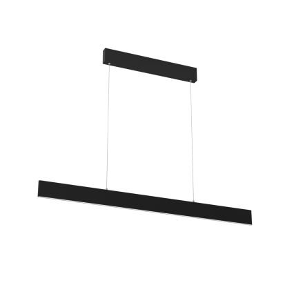 Immax NEO 07076L - Lámpara colgante LED regulable en cable negro LISTON LED/18W/230V Tuya + mando a distancia