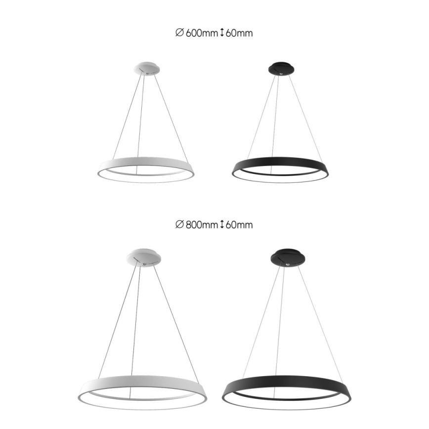 Immax NEO 07079L-80 - Lámpara de araña LED regulable LIMITADO LED/48W/230V 80 cm Tuya