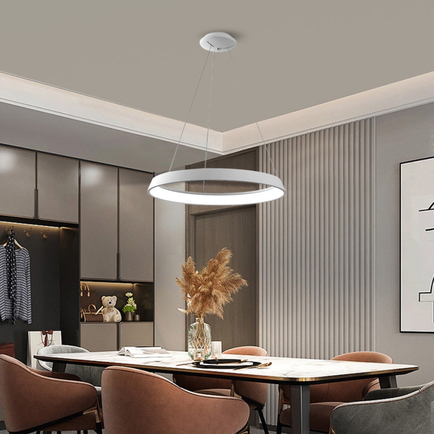 Immax NEO 07079L - Lámpara colgante LED regulable con cable LIMITADO LED/39W/230V 60 cm Tuya + mando a distancia