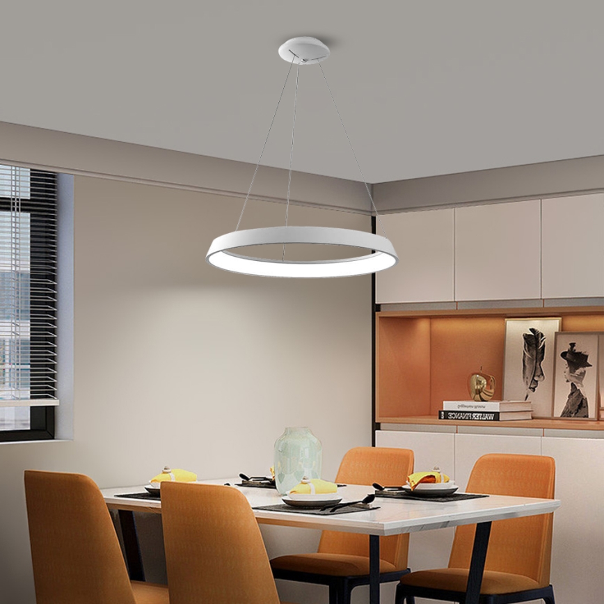 Immax NEO 07079L - Lámpara colgante LED regulable con cable LIMITADO LED/39W/230V 60 cm Tuya + mando a distancia