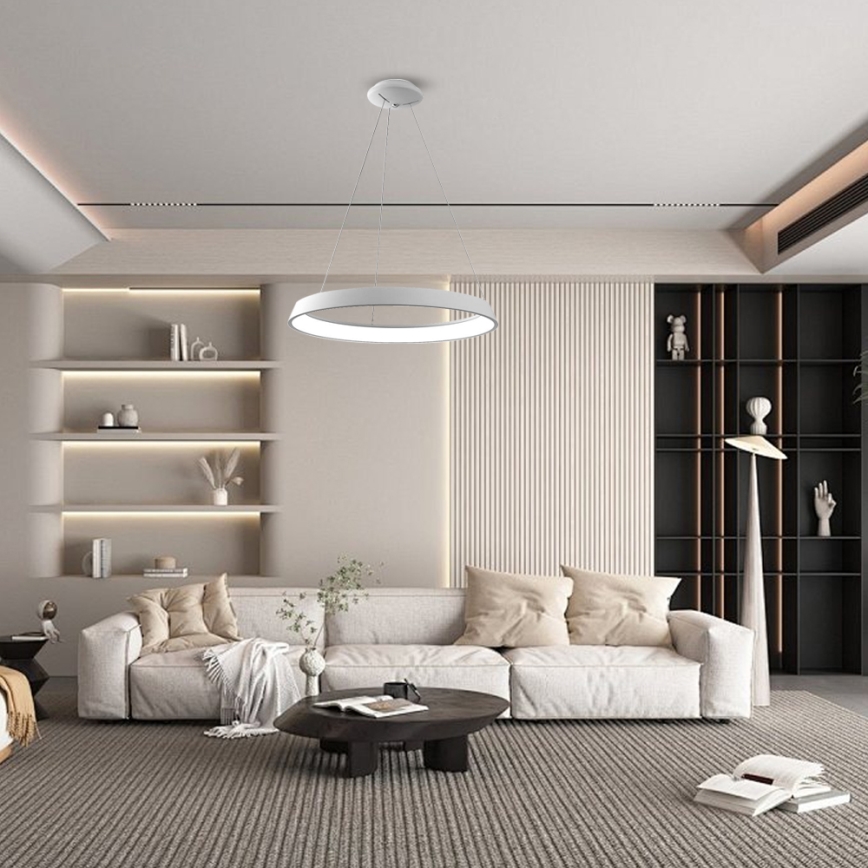 Immax NEO 07079L - Lámpara colgante LED regulable con cable LIMITADO LED/39W/230V 60 cm Tuya + mando a distancia