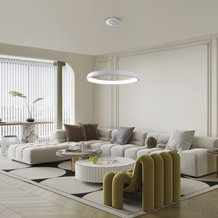 Immax NEO 07079L - Lámpara colgante LED regulable con cable LIMITADO LED/39W/230V 60 cm Tuya + mando a distancia