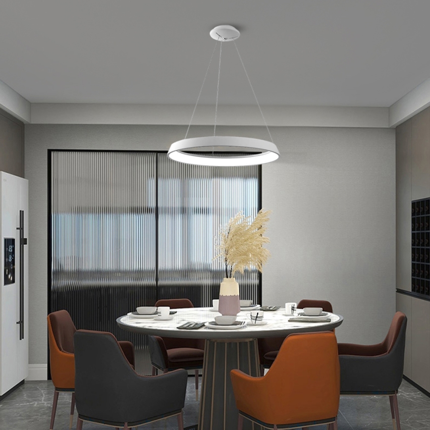 Immax NEO 07079L - Lámpara colgante LED regulable con cable LIMITADO LED/39W/230V 60 cm Tuya + mando a distancia