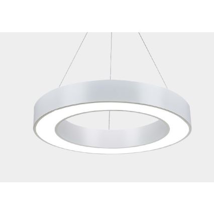 Immax NEO 07091L - Lámpara colgante LED regulable con cable PASTEL LED/52W/230V 60 cm blanca Tuya + mando a distancia