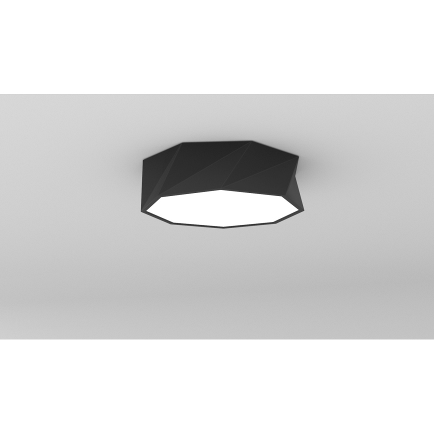 Immax NEO 07130-B40 - LED SMART Plafón con dimmer DIAMANTE negro LED/31W/230V + control remoto 40cm Tuya ZigBee