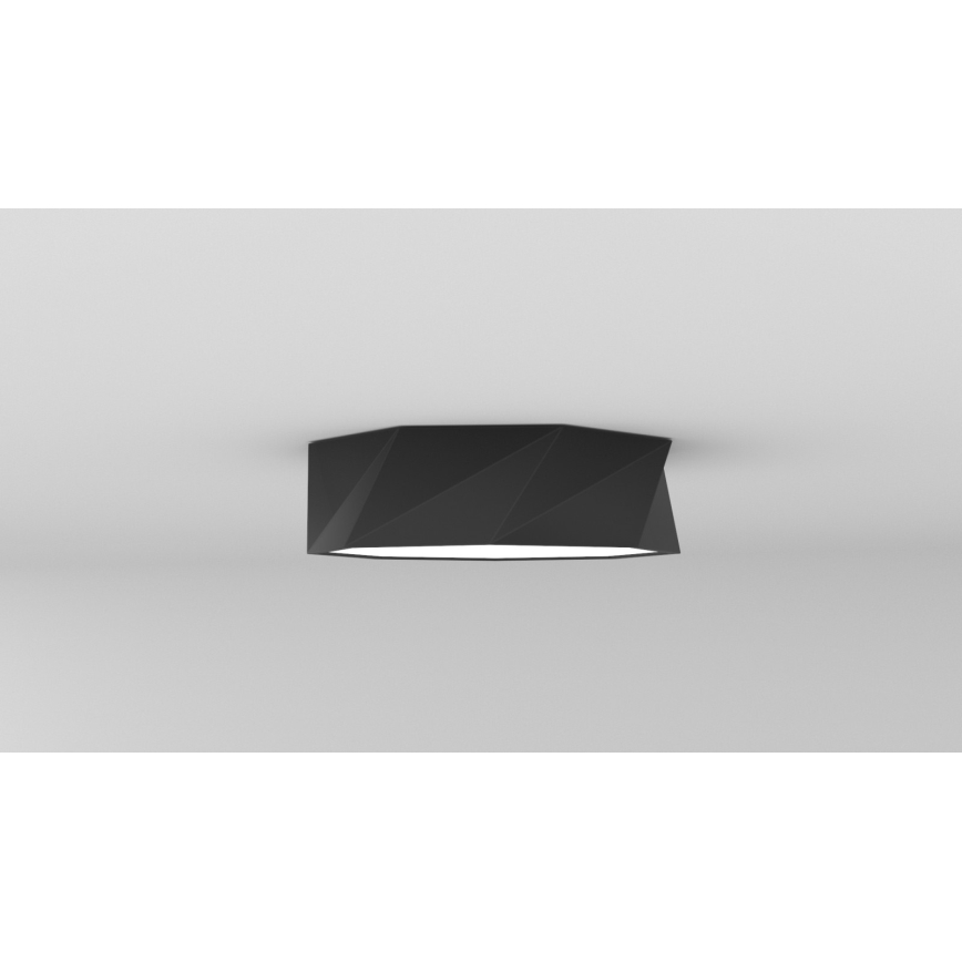 Immax NEO 07130-B40 - LED SMART Plafón con dimmer DIAMANTE negro LED/31W/230V + control remoto 40cm Tuya ZigBee