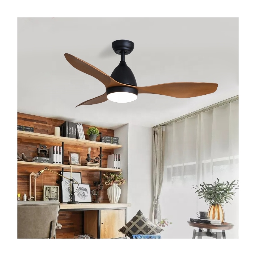 Immax NEO 07141-B - Ventilador de techo LED NEO LITE FRESCO LED/18W/230V Tuya Wi-Fi negro/marrón + mando a distancia