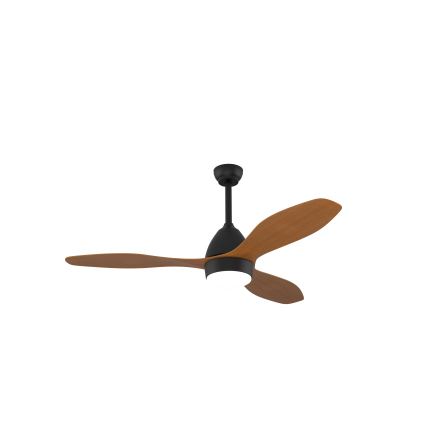 Immax NEO 07141-B - Ventilador de techo LED NEO LITE FRESCO LED/18W/230V Tuya Wi-Fi negro/marrón + mando a distancia