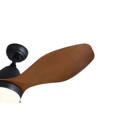 Immax NEO 07141-B - Ventilador de techo LED NEO LITE FRESCO LED/18W/230V Tuya Wi-Fi negro/marrón + mando a distancia