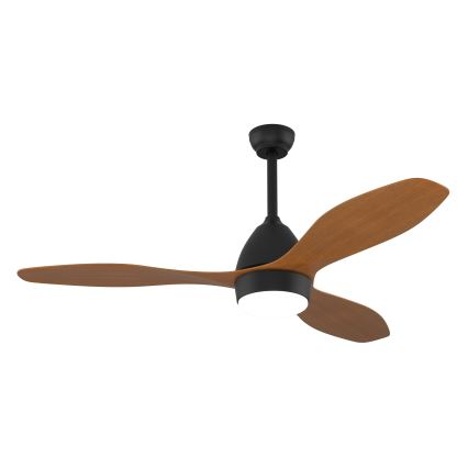 Immax NEO 07141-B - Ventilador de techo LED NEO LITE FRESCO LED/18W/230V Tuya Wi-Fi negro/marrón + mando a distancia