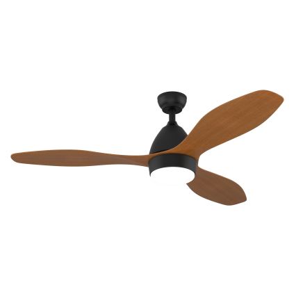 Immax NEO 07141-B - Ventilador de techo LED NEO LITE FRESCO LED/18W/230V Tuya Wi-Fi negro/marrón + mando a distancia