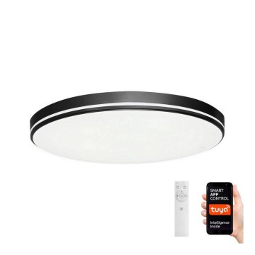 Immax NEO 07148-B40 - Lámpara de techo LED regulable NEO LITE AREAS LED/24W/230V Tuya Wi-Fi negra + mando a distancia