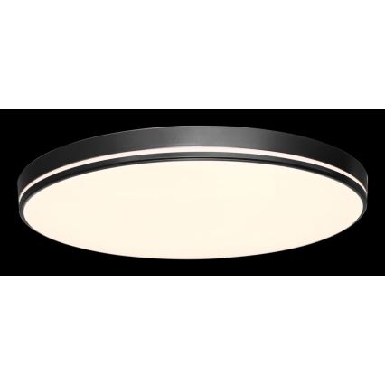 Immax NEO 07148-B40 - Lámpara de techo LED regulable NEO LITE AREAS LED/24W/230V Tuya Wi-Fi negra + mando a distancia