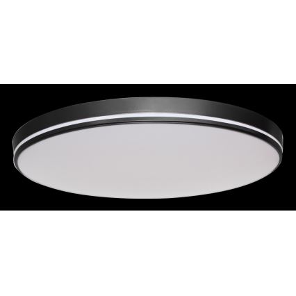 Immax NEO 07148-B40 - Lámpara de techo LED regulable NEO LITE AREAS LED/24W/230V Tuya Wi-Fi negra + mando a distancia