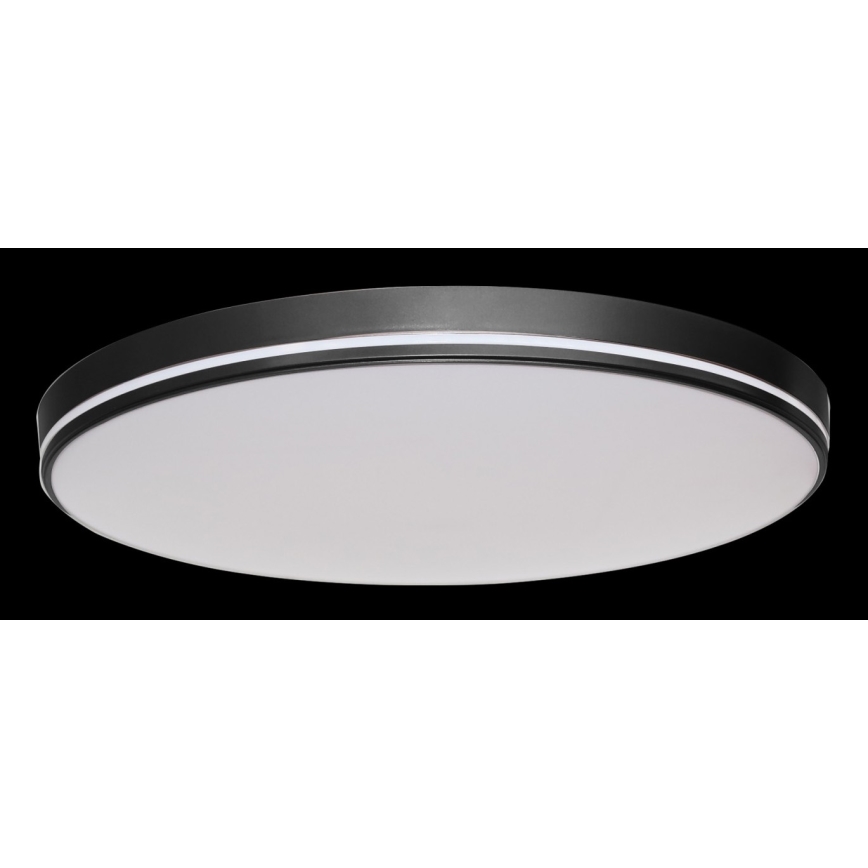 Immax NEO 07148-B40 - Lámpara de techo LED regulable NEO LITE AREAS LED/24W/230V Tuya Wi-Fi negra + mando a distancia
