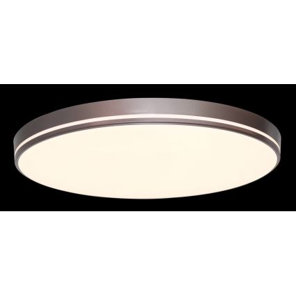 Immax NEO 07150-C51 - Plafón LED regulable NEO LITE AREAS LED/48W/230V Tuya Wi-Fi marrón + mando a distancia