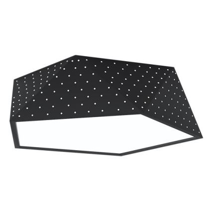 Immax NEO 07151-B40 - Lámpara de techo LED regulable BRILIANT LED/20W/230V Wi-Fi Tuya negra + mando a distancia