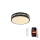 Immax NEO 07152-B40 - Plafón LED regulable NEO LITE PERFECTO LED/24W/230V Wi-Fi Tuya negro + mando a distancia