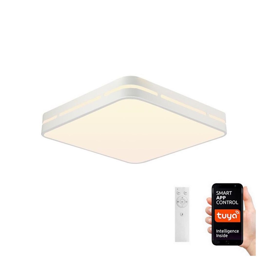 Immax NEO 07155-W42 - Plafón LED regulable NEO LITE PERFECTO LED/48W/230V Wi-Fi Tuya blanco + mando a distancia